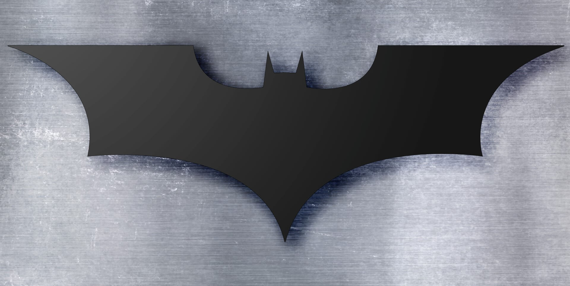 Символ Бэтмена из предметов